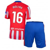 Atletico Madrid Nahuel Molina #16 Hemmatröja Barn 2024-25 Kortärmad (+ Korta byxor)